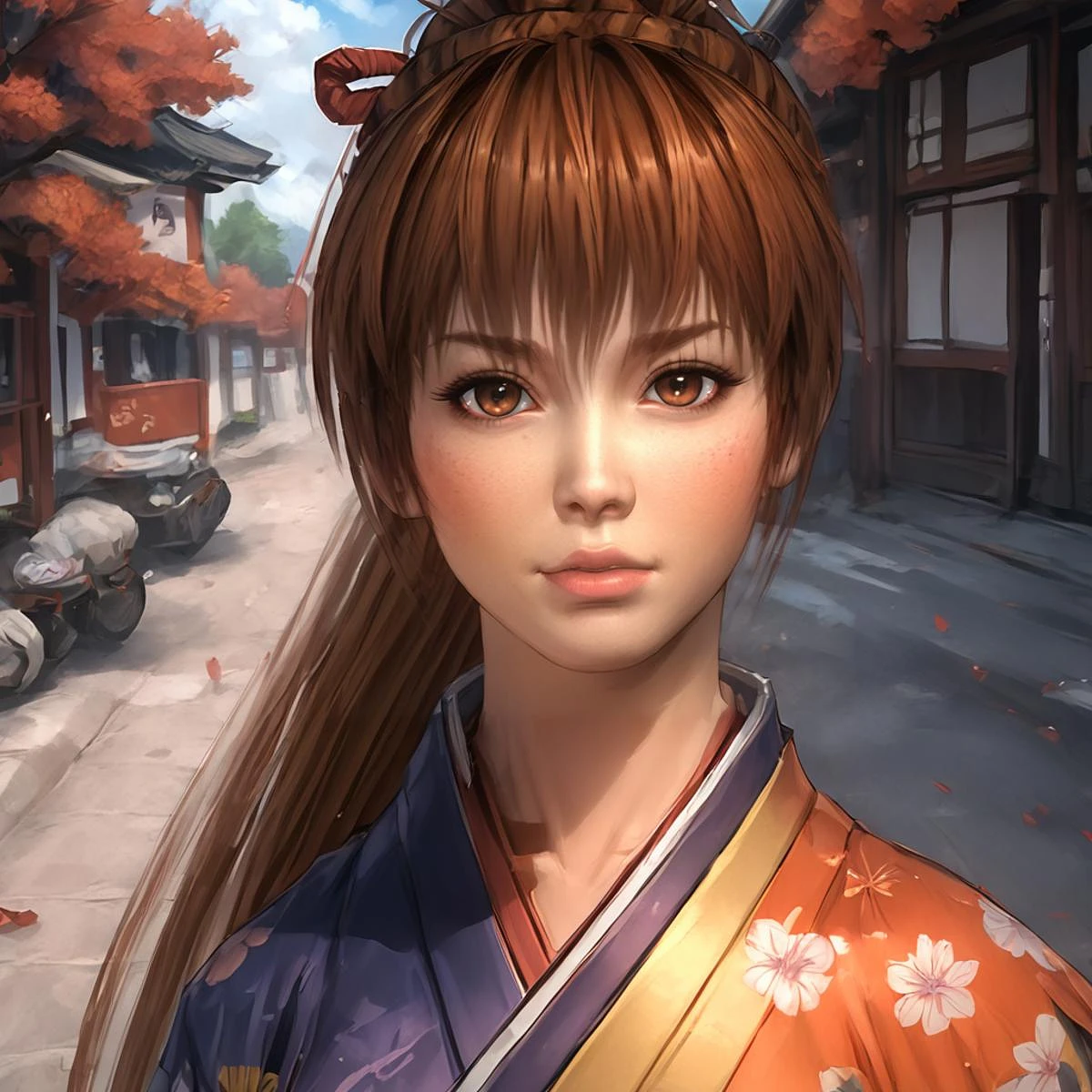 Featured image #4 for 【Pony XL】Kasumi 霞 DOA5LR LoRA ◤Louiswolf_style◢