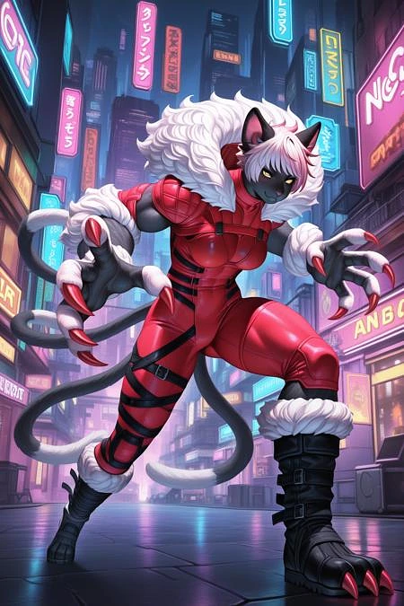 Featured image #4 for Yaana | Black Cat ヤーナ | ブラックキャット // Illustrious Character LoRA // Final Fantasy XIV ファイナルファンタジーXIV