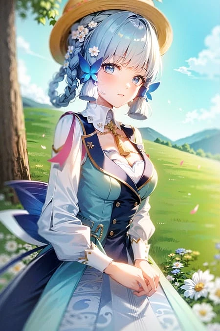Featured image #5 for Kamisato Ayaka (Springbloom Missive) | Genshin Impact | 3in1 LoRA