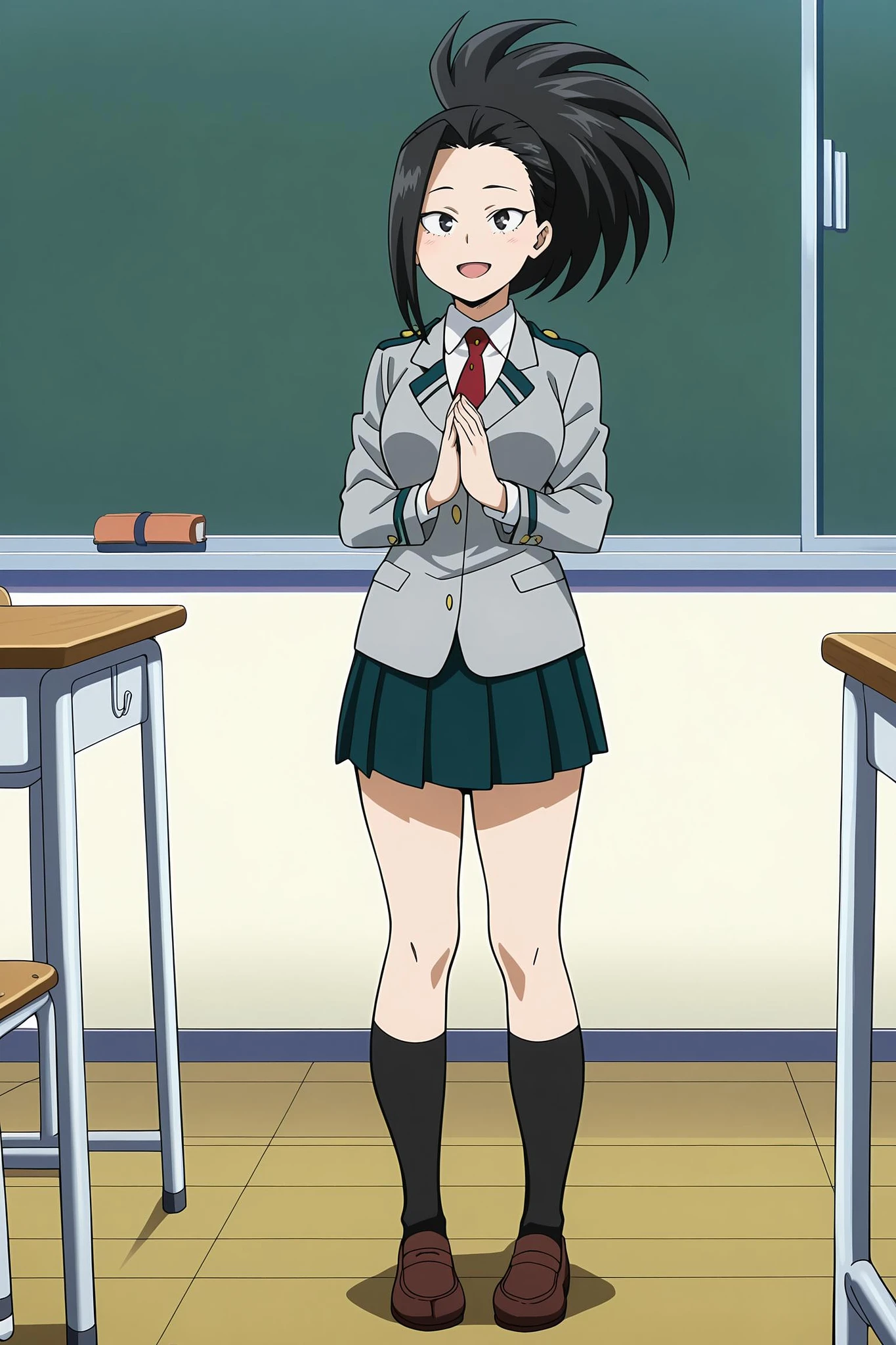 Featured image #2 for My Hero Academia characters by MetalchromeX (Illustrious) - Tsuyu Asui, Ochako Uraraka, Momo Yaoyorozu