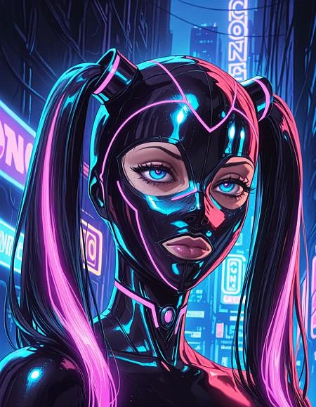 Featured image #4 for Latex Hood [Flux/illustrious/PonyXL/1.5]