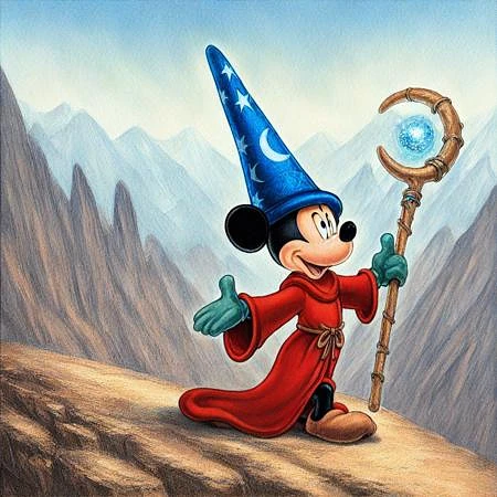 Featured image #4 for Sorcerer Mickey (Fantasia) Illustrious