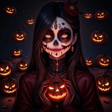 Featured image #1 for its halloween Multi-pack LoRA [FLUX+Pony+XL+SD]