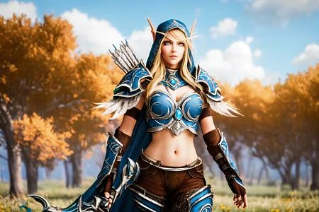 Featured image #1 for Lady Sylvanas Windrunner 4 Outfits