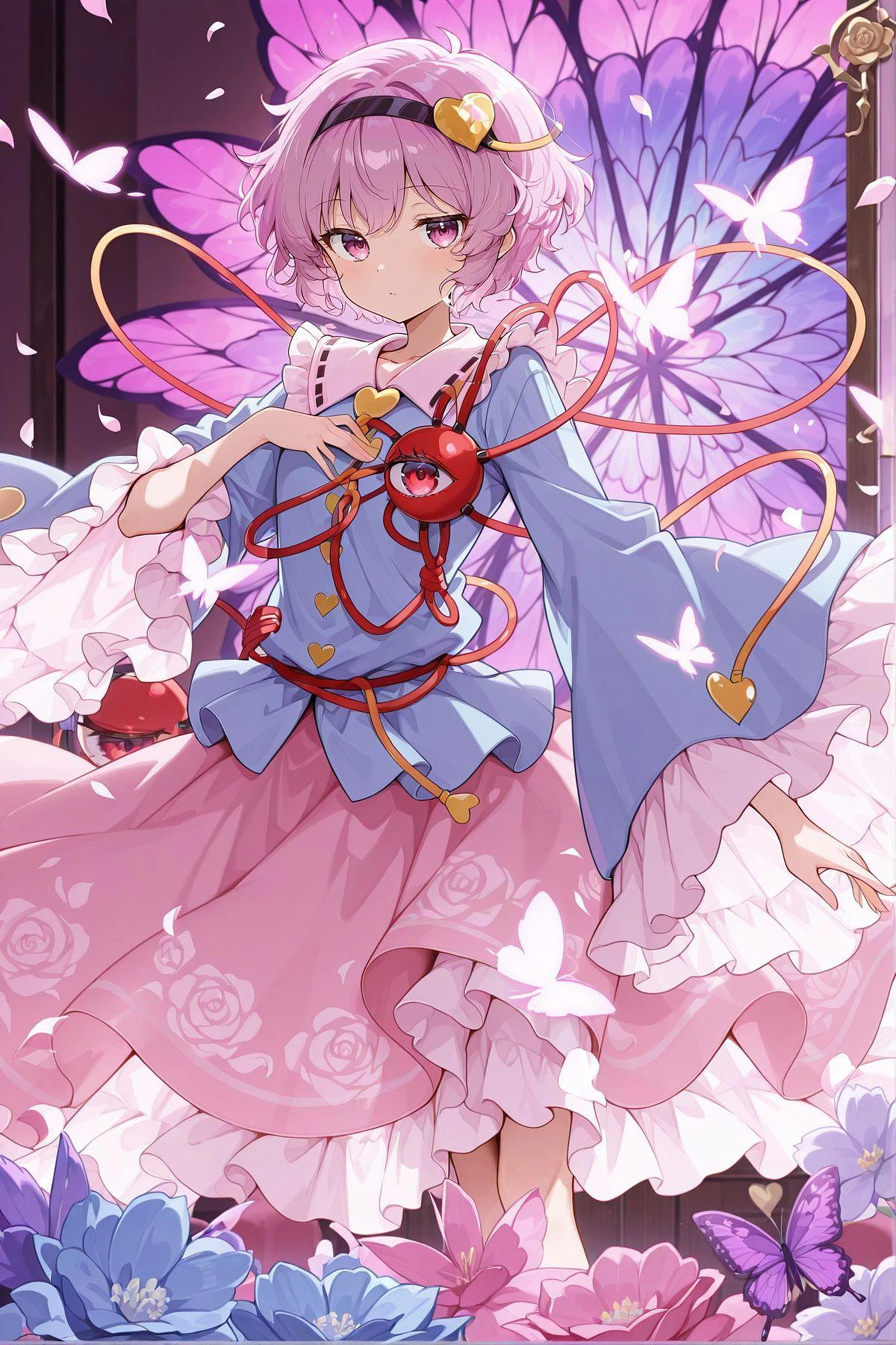 Featured image #1 for Satori Komeiji (Touhou Project) & Satori Komeiji (Tiny Underworld Queen)