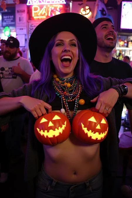 Featured image #1 for Mardi Gras Flashers - Amateur Shirt Lift for FLUX