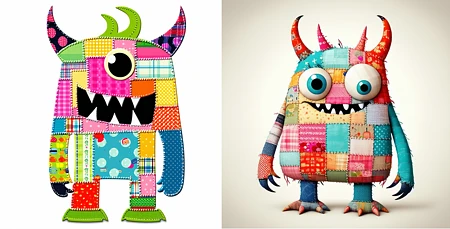 Featured image #4 for Flux & SDXL & SD3.5L ptchkrawk | Patchwork Style