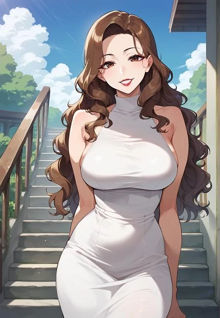 Featured image #5 for Clothes | Western White Dress [SD/Pony]