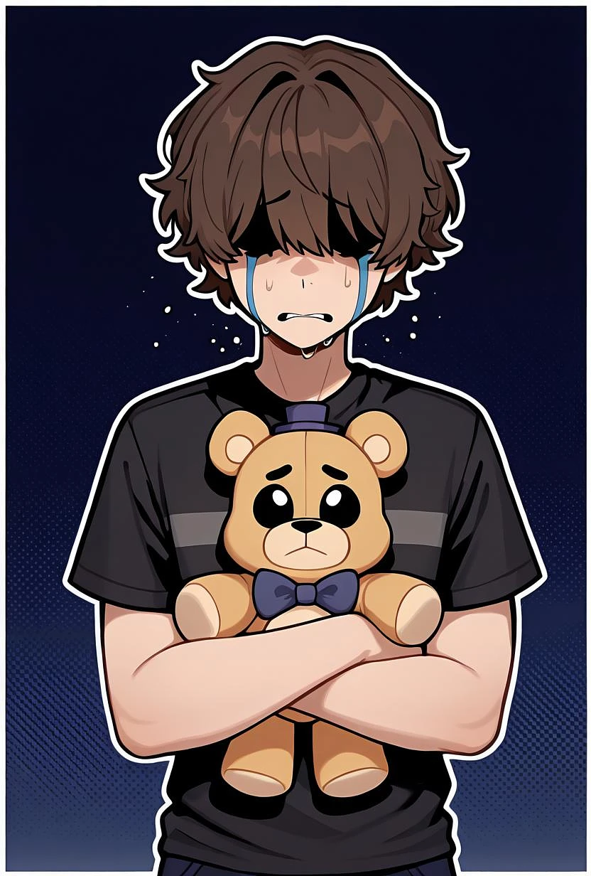 Featured image #1 for Crying Child / Dave Afton / Evan Afton -- FNAF / Five Nights at Freddy's illust