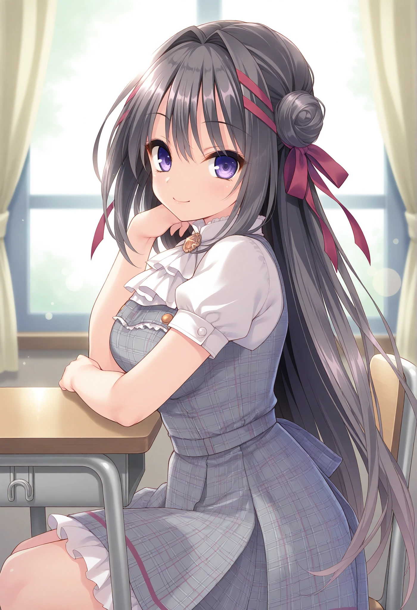 Featured image #1 for Kanzaki Manami (神崎愛実) | Manakashi no Yuri wa Akaku Somaru (真愛の百合は赤く染まる) | NoobAI