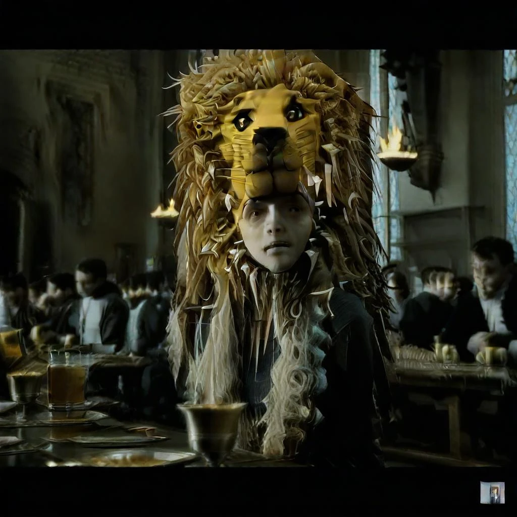 Featured image #1 for luna lion hat - illust - v1- harry potter