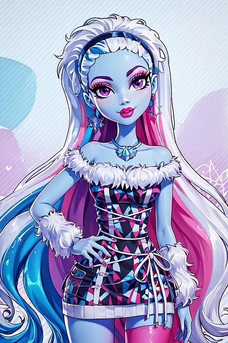 Featured image #5 for Abbey Bominable (Monster High) [Pony & SD1.5]
