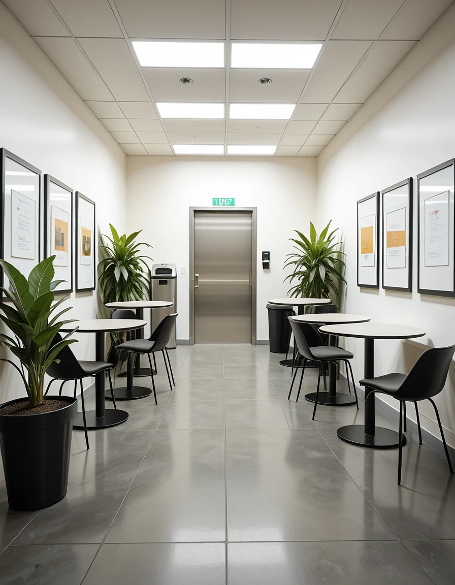 Featured image #1 for modern office break area illu
