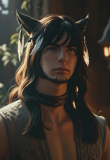 Featured image #2 for Face 2 Male Miqo'te - FFXIV LoRa