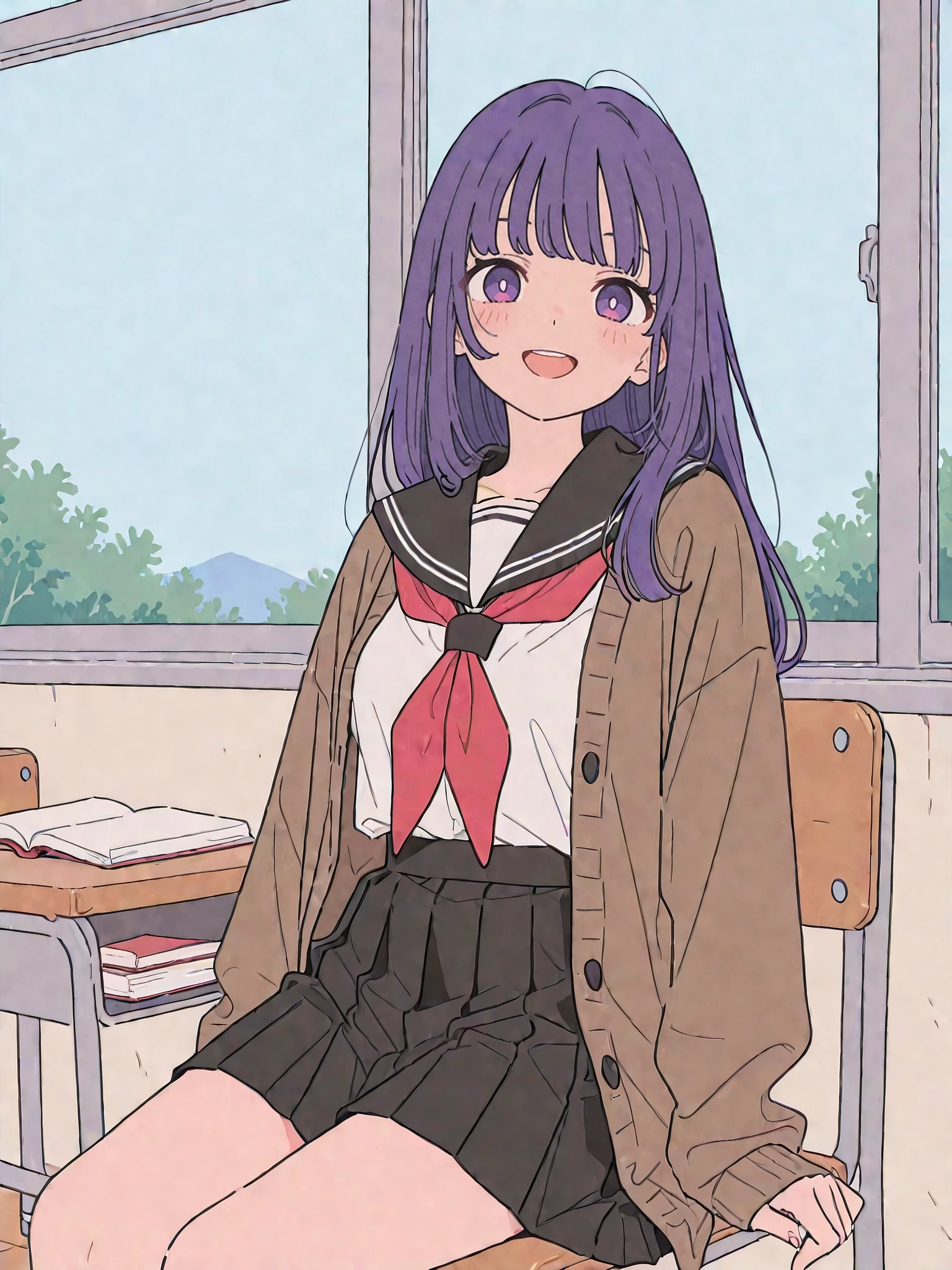 Featured image #1 for Flanime Illustrious-XL - High-Quality Flat Anime