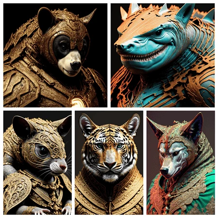 Featured image #2 for Gold Armor Portraits 1.5 RichStyle