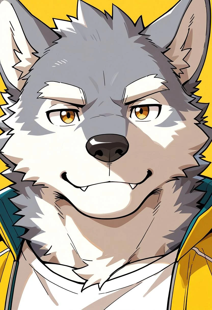 Featured image #1 for Luno - Furry Bara male sketch wolf [ Pony, Illustrious, NoobAI ]