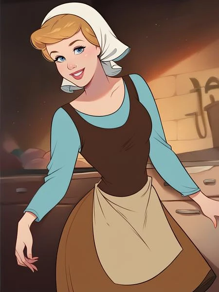 Featured image #6 for Cinderella - Disney Princess - | Illustrious XL | PONY XL | SD 1.5 | - by YeiyeiArt