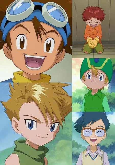 Featured image #1 for Digimon Adventure 01 Male Characters Pack