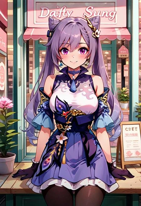 Featured image #2 for Keqing: Driving Thunder | 刻晴 (Genshin Impact) [Illustrious & SD1.5]