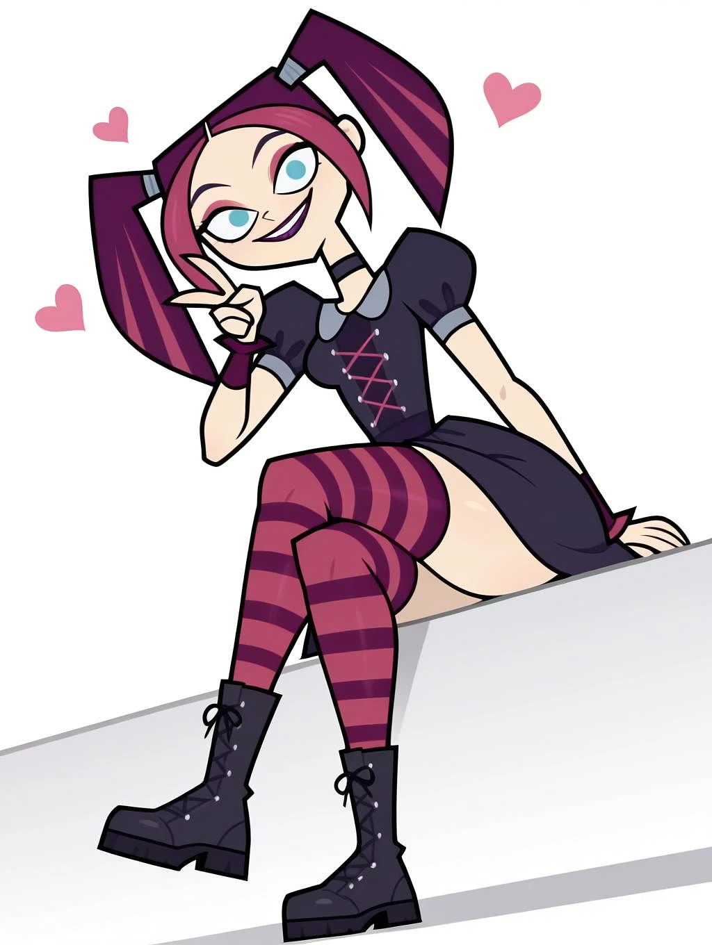 Featured image #1 for Lauren "Scary Girl" (Total Drama) | illustriousXL