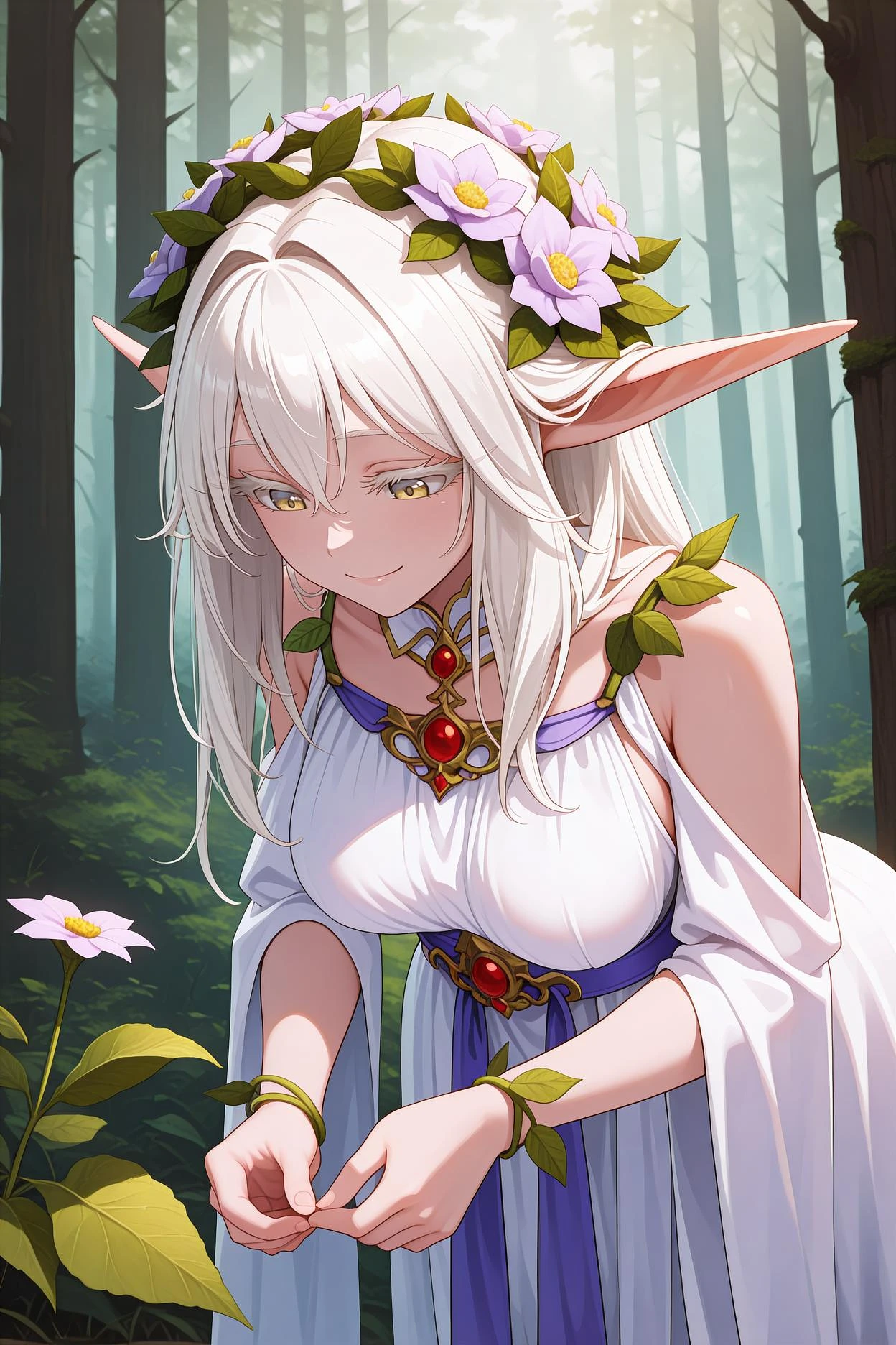 Featured image #1 for Forest Princess/花冠の森姫 (Goblin Slayer) SDXL LoRA [Illustrious]