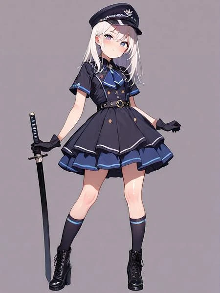 Featured image #3 for ミリタリードレス/military uniform(XL,pony)