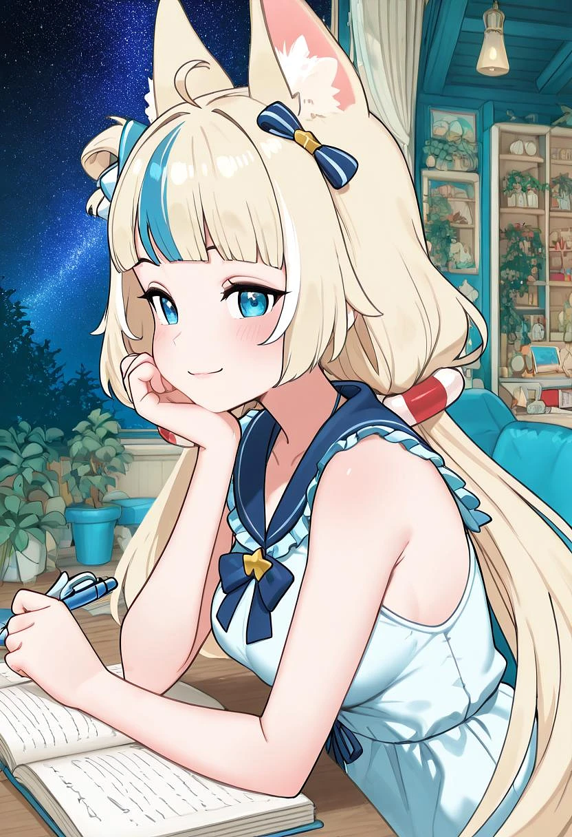 Featured image #1 for Saba: Sameko Saba | Gawr Gura (Indie VTuber) [Illustrious]