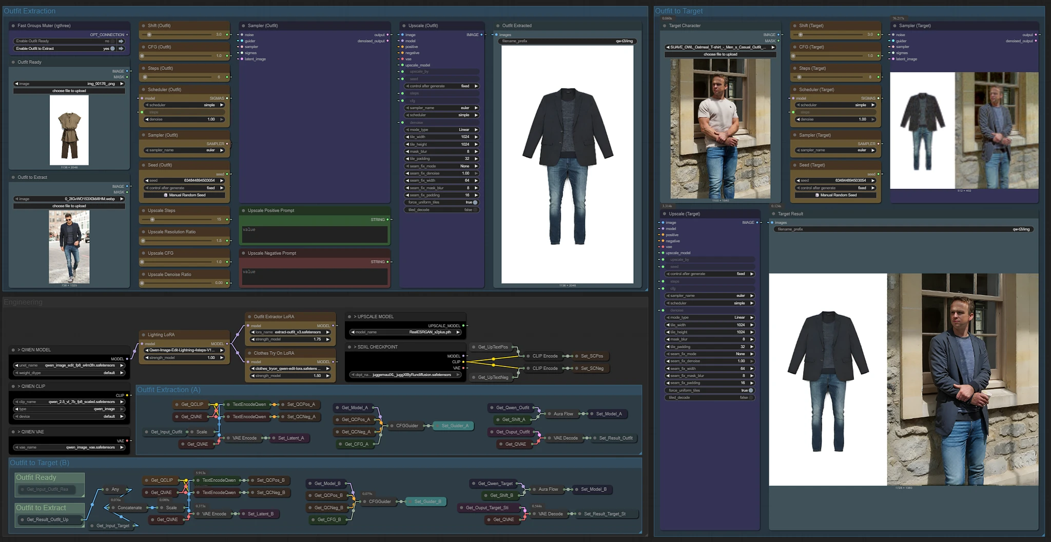 Featured image #3 for Qwen Clothing Tranfer - ComfyUI Workflow