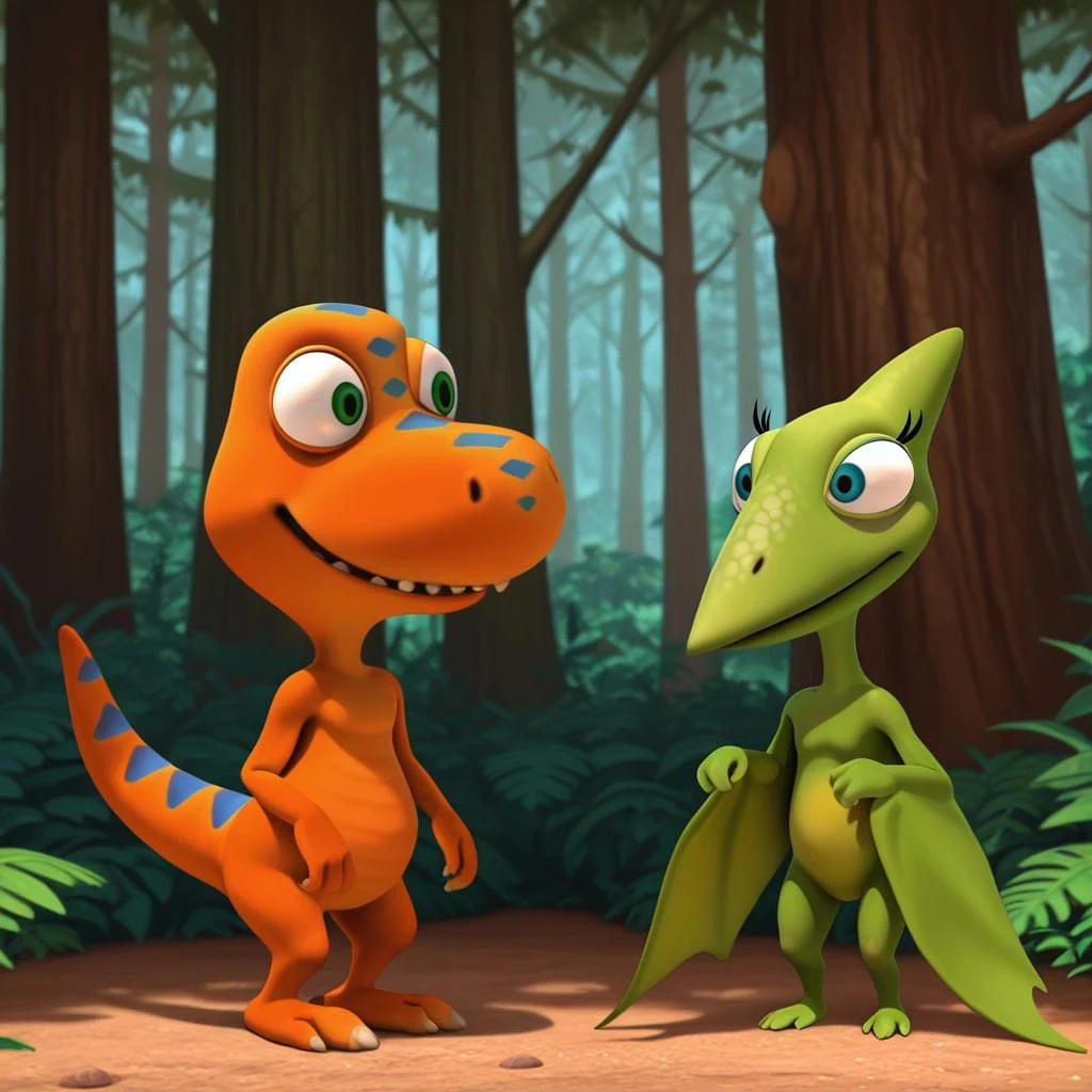 Featured image #1 for Buddy and Tiny Pteranodon (Dinosaur Train)