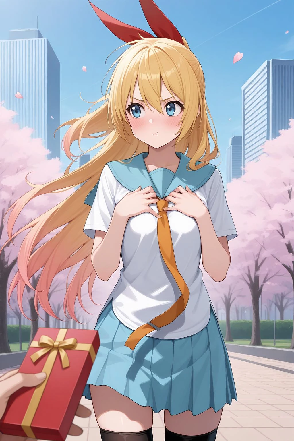 Featured image #2 for Chitoge Kirisaki 桐崎 千棘 | Nisekoi: False Love | 3 Outfits [IllustriousXL]