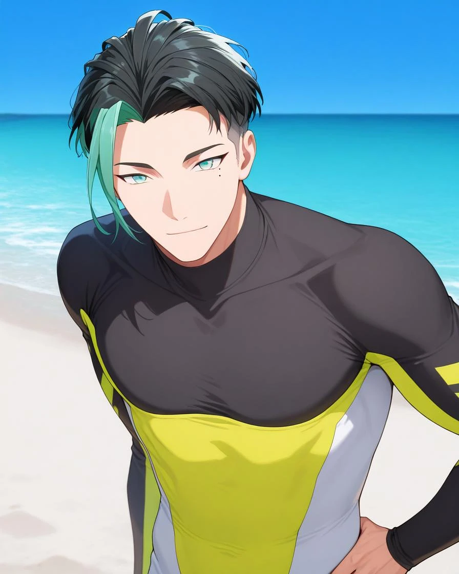 Featured image #1 for "William" Mori Souichirou 森ウィリアム聡一郎 (Wave!! Surfing Yappe!!) Illustrious/Pony