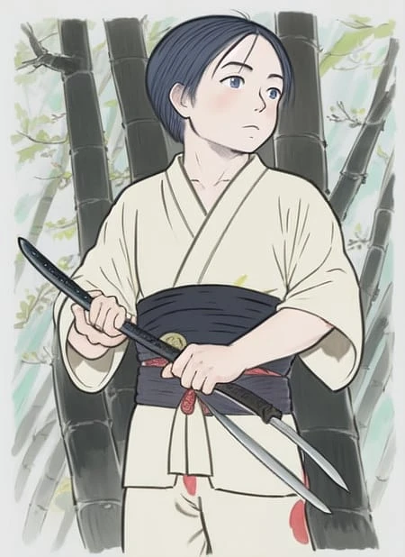 Featured image #5 for Princess Kaguya - Ghibli (WIP)
