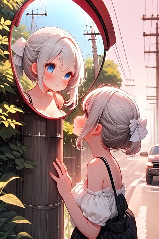 Featured image #5 for girl like convex mirror / traffic mirror