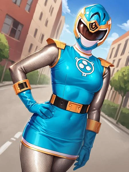 Featured image #3 for Saint Ninja Sentai Kage Blue 影忍戦隊カゲブルー | GIGA Tokusatsu Heroine ギガ特撮ヒロイン