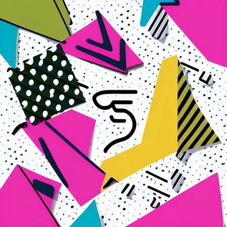 Featured image #2 for Memphis Style - 80's Graphic Design
