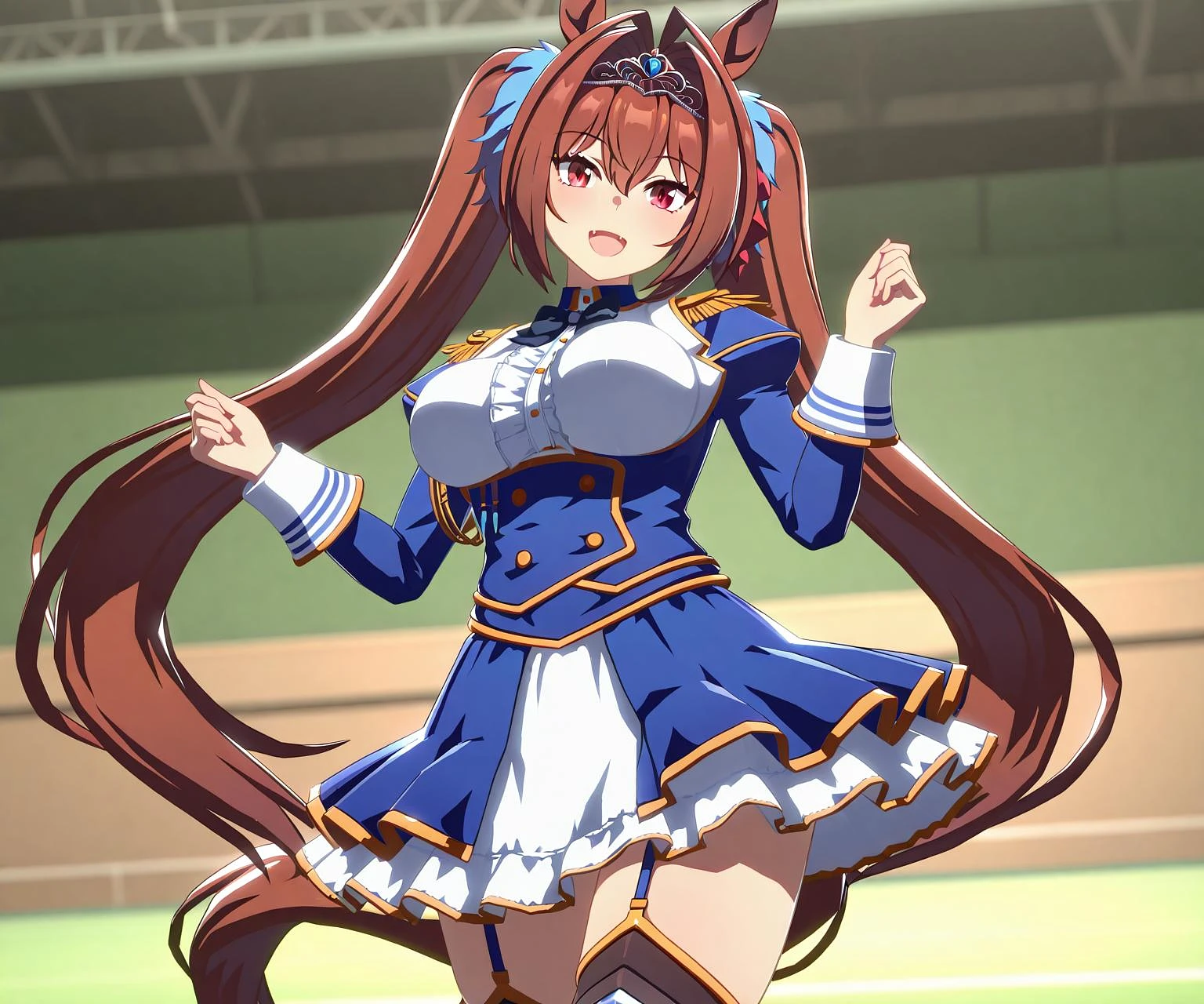 Featured image #4 for Daiwa Scarlet (Umamusume) in game style 3D