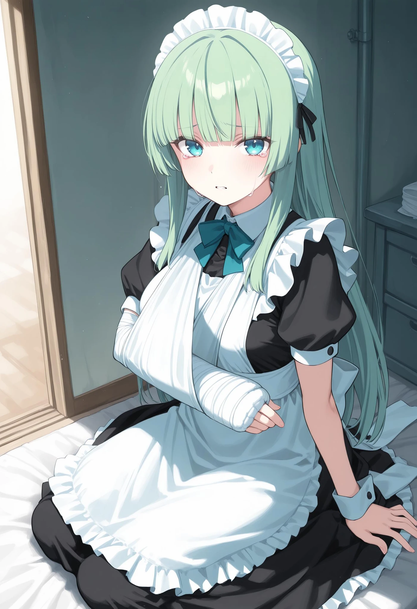 Featured image #2 for [Illust&XL] arm sling / bandaged arm / 骨折 / ギプス / 包帯