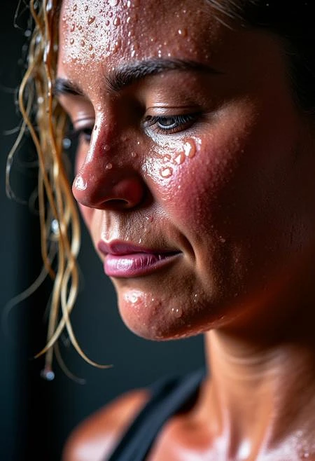Featured image #3 for 💧 Sweat Mode ✦ Dripping Wet Exercise