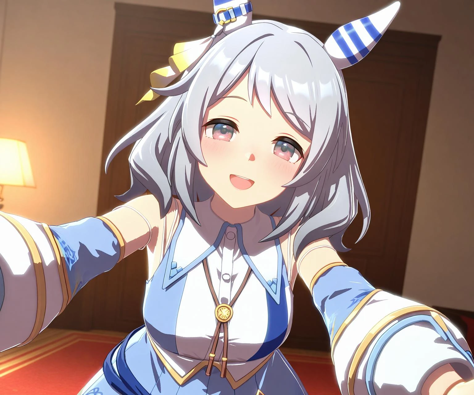 Featured image #1 for Hishi Miracle (Umamusume) in game style 3D ILL-v2