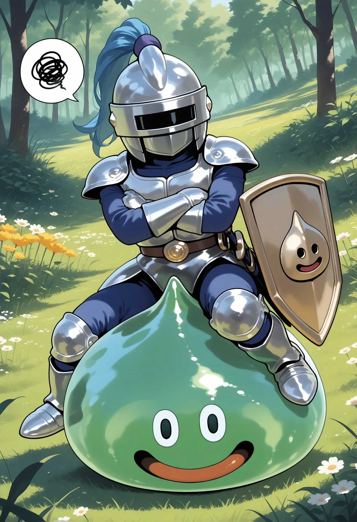 Featured image #3 for Slime knight / スライムナイト (Dragon Quest) Pony/IL/NAI