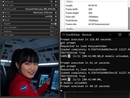 Featured image #1 for V2.01 - Janky Lightning TURBO Text 2.01 Video Hunyuan - cuts rendering time significantly (redownload. 2 had default broken issues)