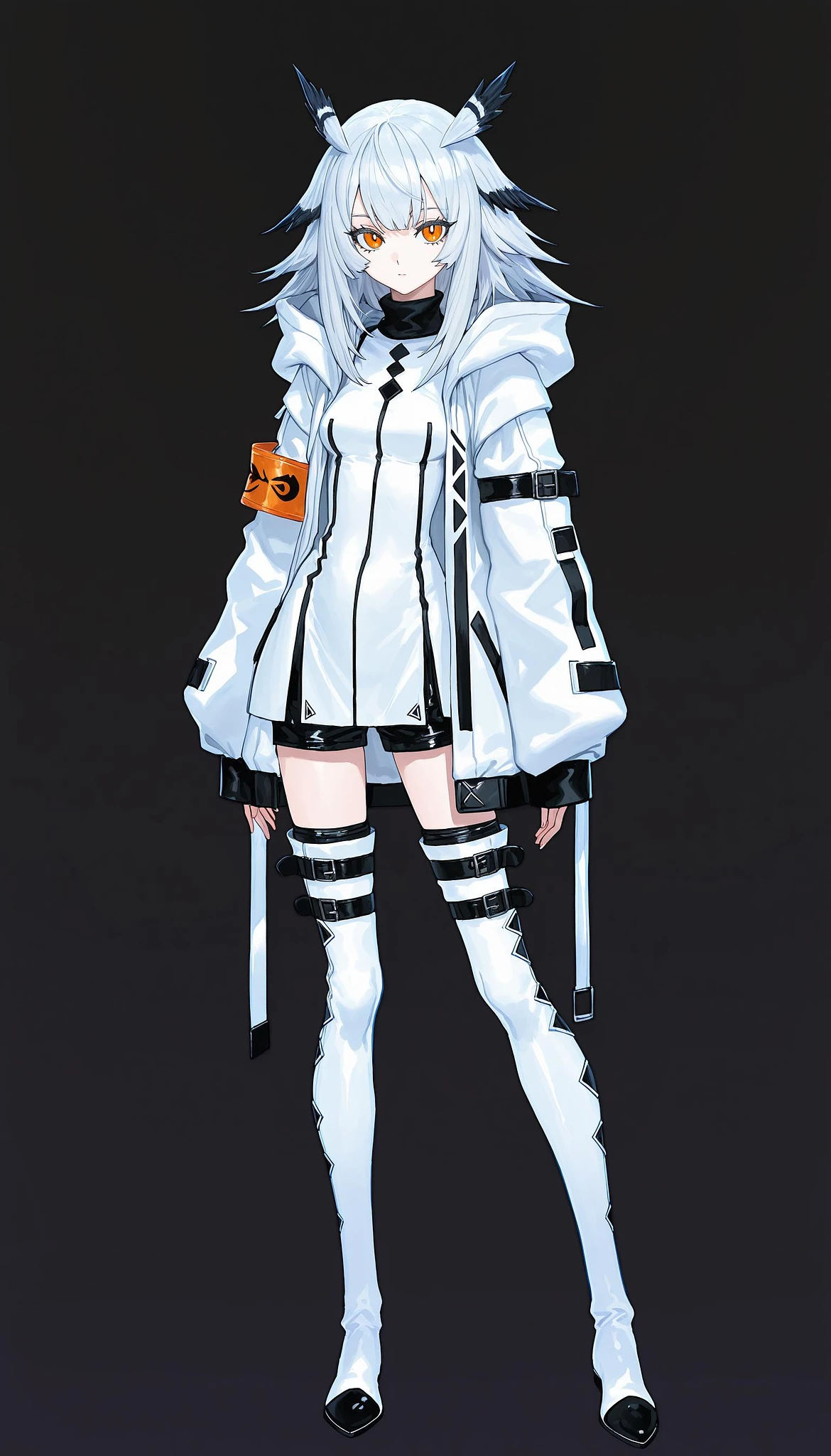 Featured image #3 for Ptilopsis\ フィリオプシス\ 白面鸮 [5 Outfits] (明日方舟\Arknights\アークナイツ)