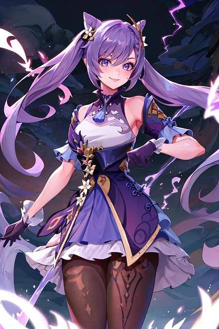 Featured image #6 for Keqing: Driving Thunder | 刻晴 (Genshin Impact) [Illustrious & SD1.5]