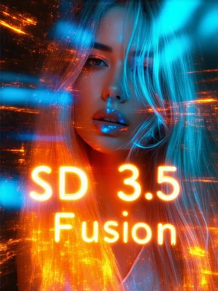 Featured image #1 for SD 3.5 Fusion (8 steps merge) (Full model & LoRA version)
