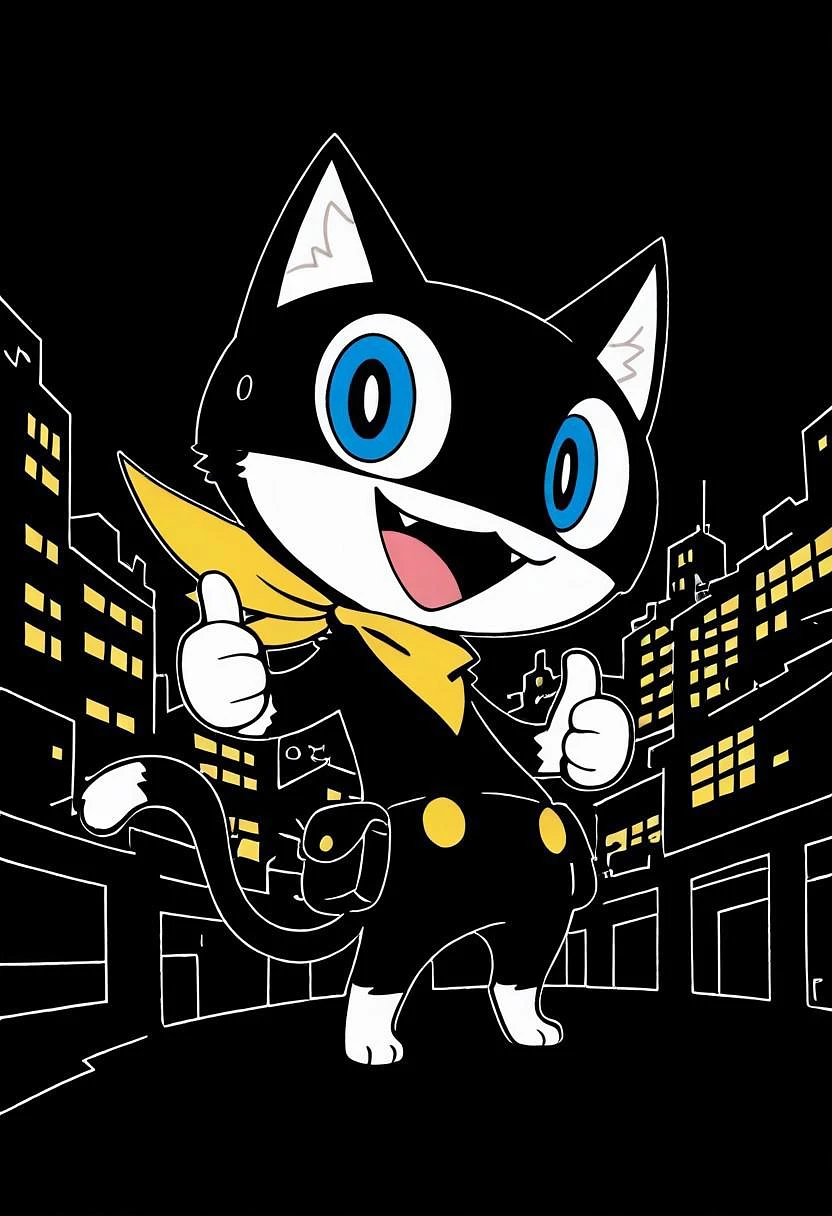 Featured image #1 for Morgana - Persona 5 (Illustrious + Pony)