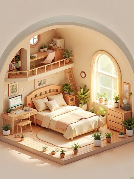 Featured image #1 for 等轴3d房间 Isometric 3d room V2.0