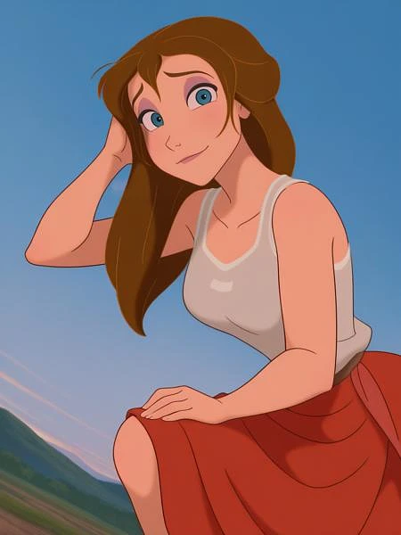 Featured image #1 for Jane Porter (Tarzan) - Disney Princess - | Illustrious XL | XL PONY | SD 1.5 | - by YeiyeiArt