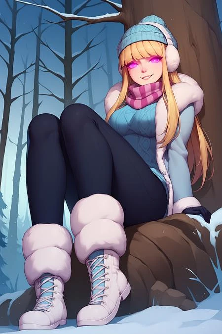 Featured image #4 for Snow Day Syndra (League of Legends) - Comission LoRA PonyXL [NSFW Support]