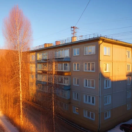 Featured image #1 for Панельки (Khrushchevka Diffusion)